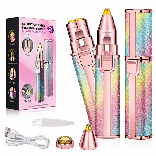 Ladies Hair Remover – Electric Facial Hair Remover for Women | Painless Face Hair Removal & Beauty Grooming Tool