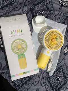 Mini Floral Handheld Fan