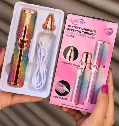 Ladies Hair Remover – Electric Facial Hair Remover for Women | Painless Face Hair Removal & Beauty Grooming Tool
