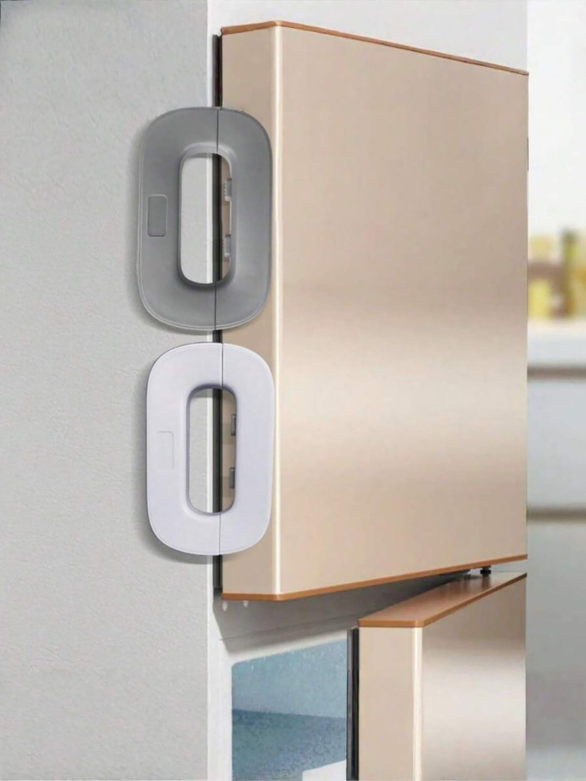 Fridge Lock – Child Safety Refrigerator Door Lock | Self-Adhesive Baby Proof Lock for Fridge, Freezer, Cabinets & Drawers**