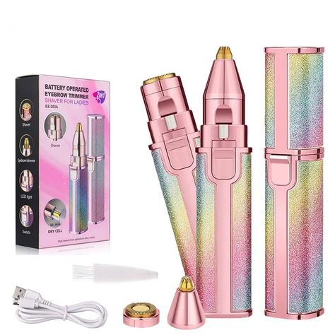 Ladies Hair Remover – Electric Facial Hair Remover for Women | Painless Face Hair Removal & Beauty Grooming Tool