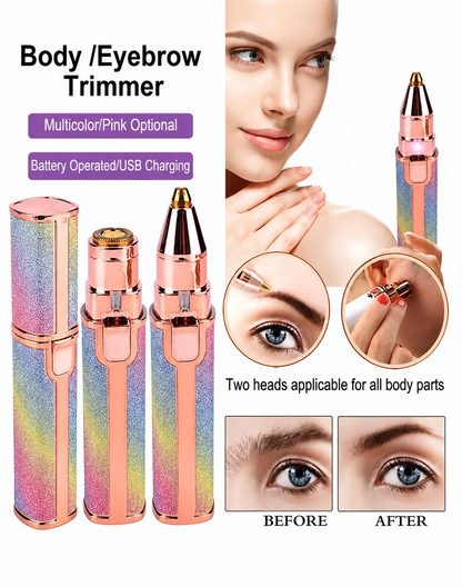 Ladies Hair Remover – Electric Facial Hair Remover for Women | Painless Face Hair Removal & Beauty Grooming Tool