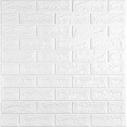 3D Wall Brick Sheet, 3D Brick Wall Panel, 3D Brick Wallpaper, Self Adhesive Wall Sheet,