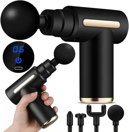Massage Gun Deep Tissue Muscle Massager – Rechargeable Electric Body Massager