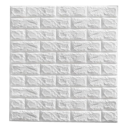 3D Wall Brick Sheet, 3D Brick Wall Panel, 3D Brick Wallpaper, Self Adhesive Wall Sheet,