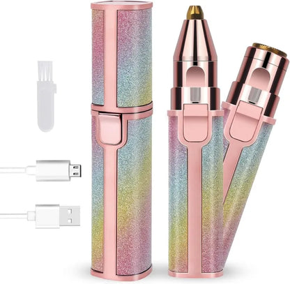 Ladies Hair Remover – Electric Facial Hair Remover for Women | Painless Face Hair Removal & Beauty Grooming Tool