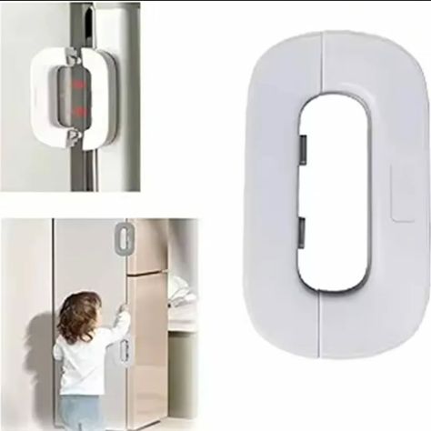 Fridge Lock – Child Safety Refrigerator Door Lock | Self-Adhesive Baby Proof Lock for Fridge, Freezer, Cabinets & Drawers**